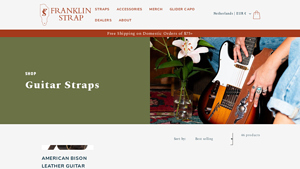 Franklin Strap - Leather Guitar Straps