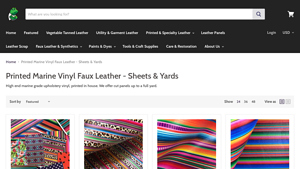 Frog Jelly Leather - Printed Marine Vinyl