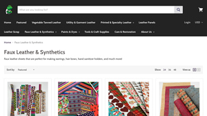 Frog Jelly Leather - Faux Leather Sheets & Synthetics