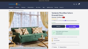 Furnishings4Less - Verdante Microfiber Sofa