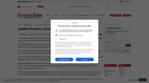 The Leather Factory - Bankruptcy Sale