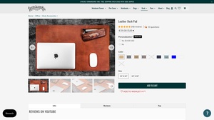 Galen Leather - Leather Desk Pad