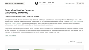 Gallery Leather - Personalized Leather Planners
