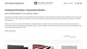 Gallery Leather - Archival Presentation Binders