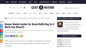 Kodiak Leather Co. - Denali Duffle Bag