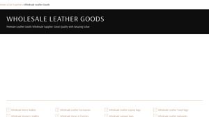 GNN International - Wholesale Leather Goods