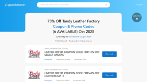 Tandy Leather Factory - Discount Coupons