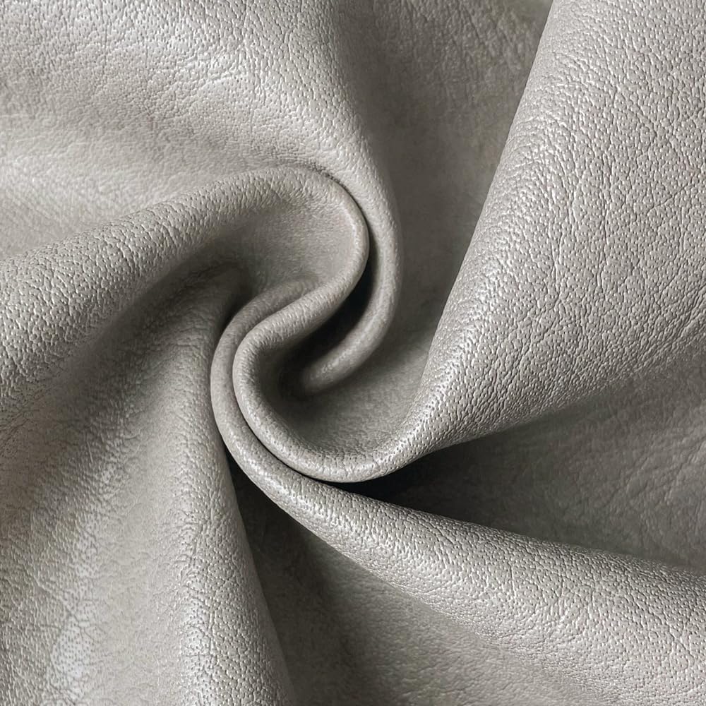 An application scenario or product detail of gray leather fabric - Image 17
