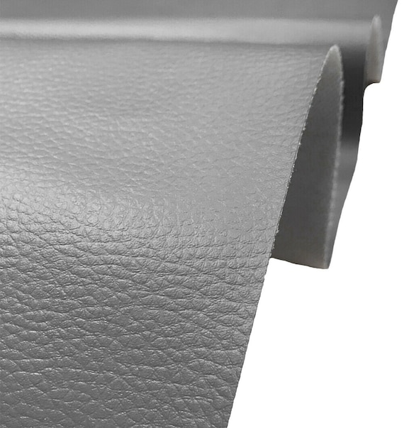An application scenario or product detail of grey leather fabric - Image 5