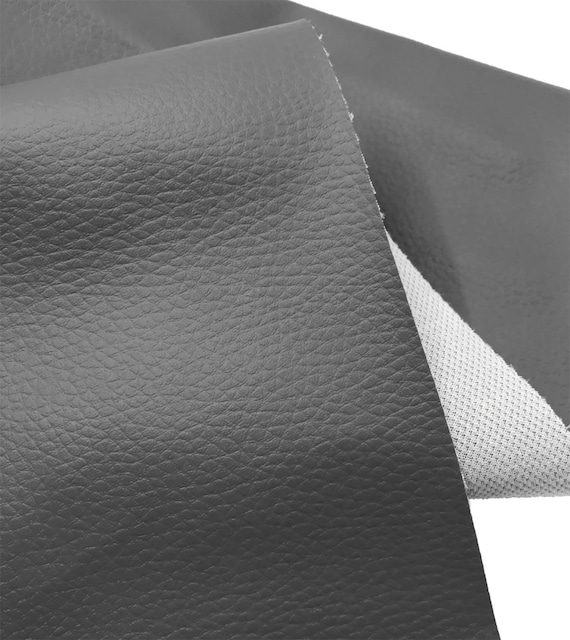 An application scenario or product detail of grey leather fabric - Image 15