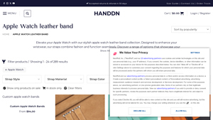 HandDn - Custom Apple Watch Leather Bands