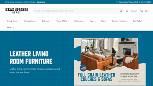 Headsprings Depot - Leather Living Room Furniture