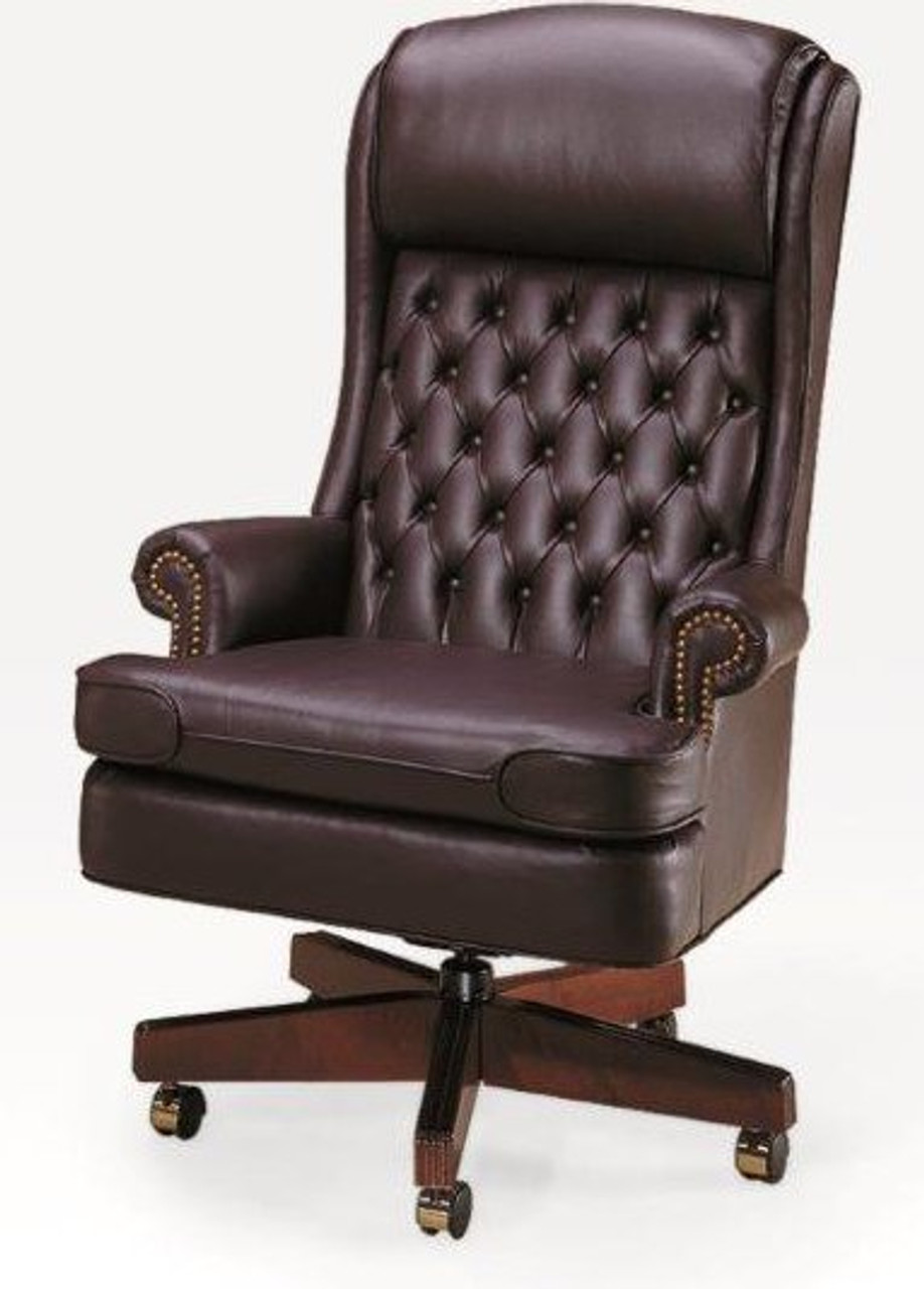 An application scenario or product detail of hickory leather company chair - Image 10