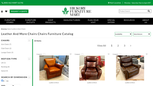 Hickory Furniture - Leather Recliners and Swivel Chairs
