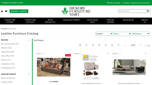 Hickory Furniture Mart - Leather Furniture