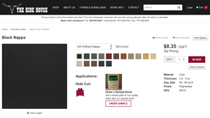 Hidehouse - Nappa Cow Full Grain Pigmented Finish