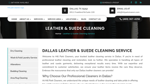 Hill Park Cleaners - Leather & Suede Cleaning Service