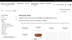 Hologramme Paris - Leather Belts