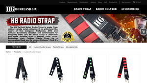 Homeland Six - H6 Firefighter Radio Strap