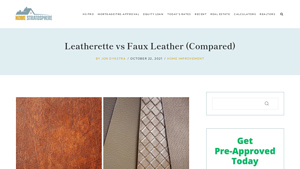 Homestraosphere - Faux Leather & Leatherette Guide