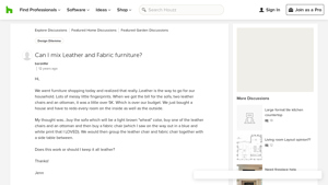 Houzz - Leather Sofa & Chairs