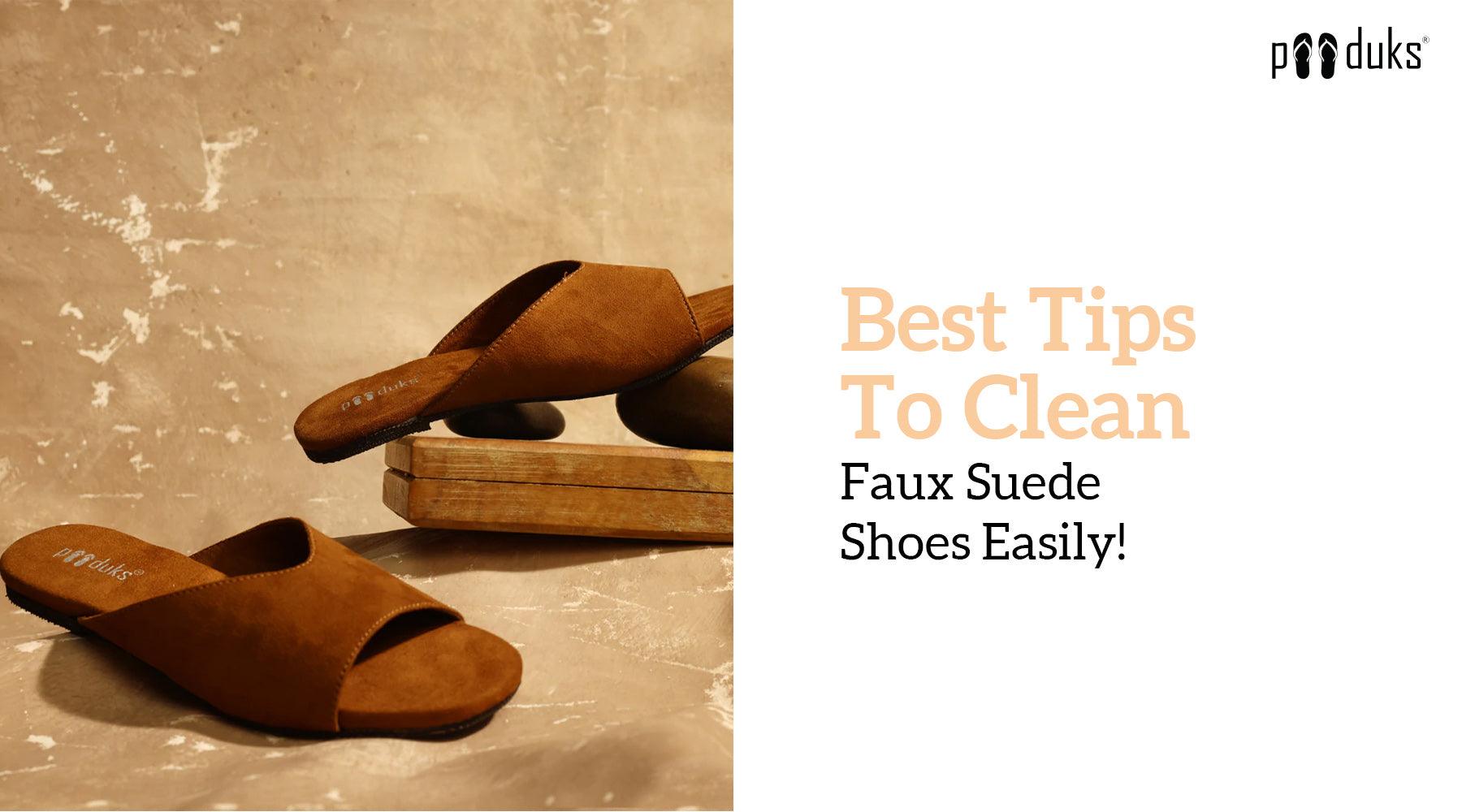 An application scenario or product detail of how do you clean faux suede shoes - Image 3