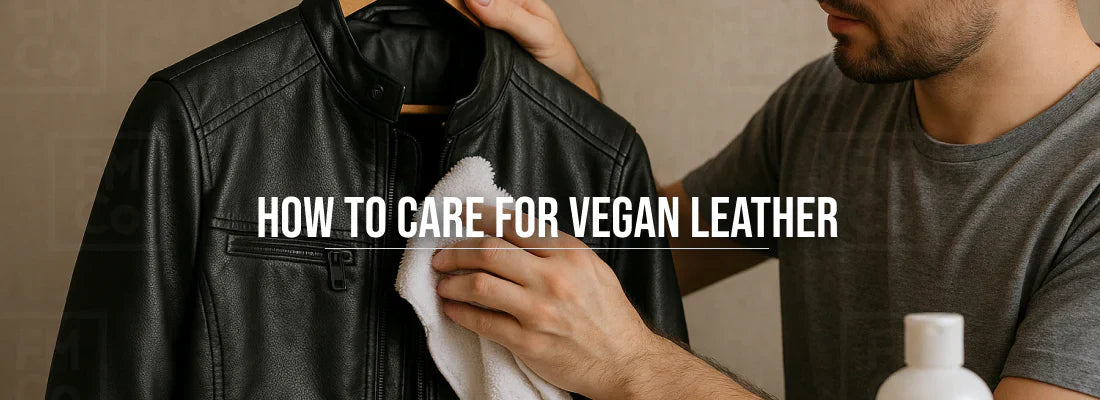 An application scenario or product detail of how to care for vegan leather - Image 2