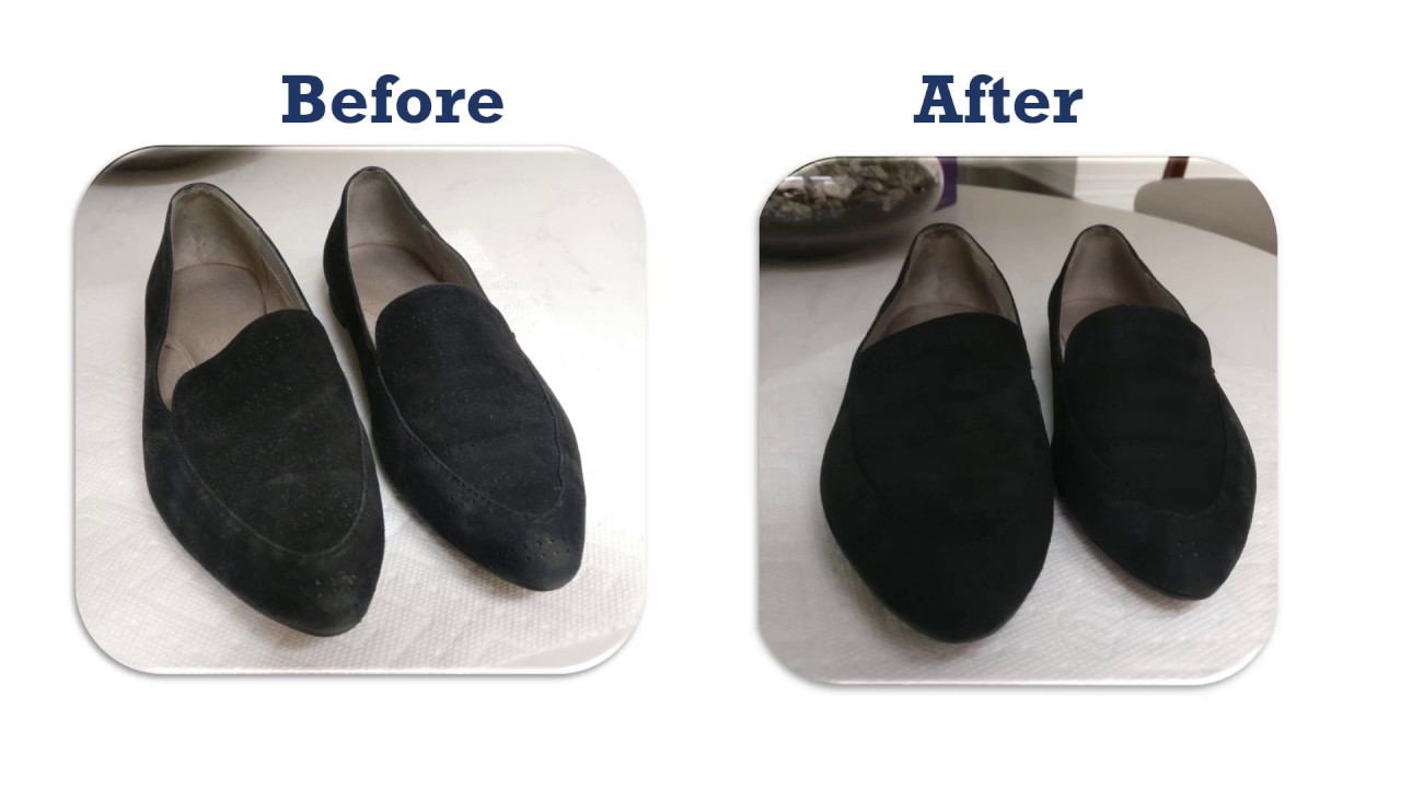 An application scenario or product detail of how to clean faux suede shoes - Image 16