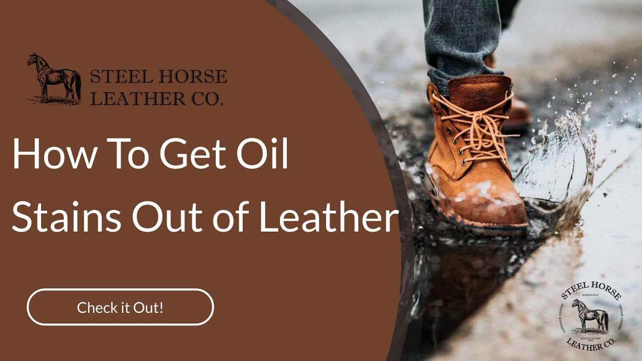 An application scenario or product detail of how to clean oil out of leather - Image 19