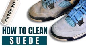 Featured image for the how to clean synthetic suede shoes guide