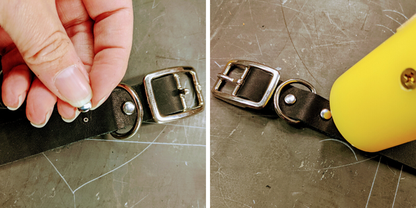 An application scenario or product detail of how to make a leather dog collar - Image 18
