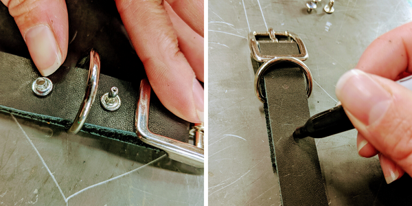 An application scenario or product detail of how to make a leather dog collar - Image 22