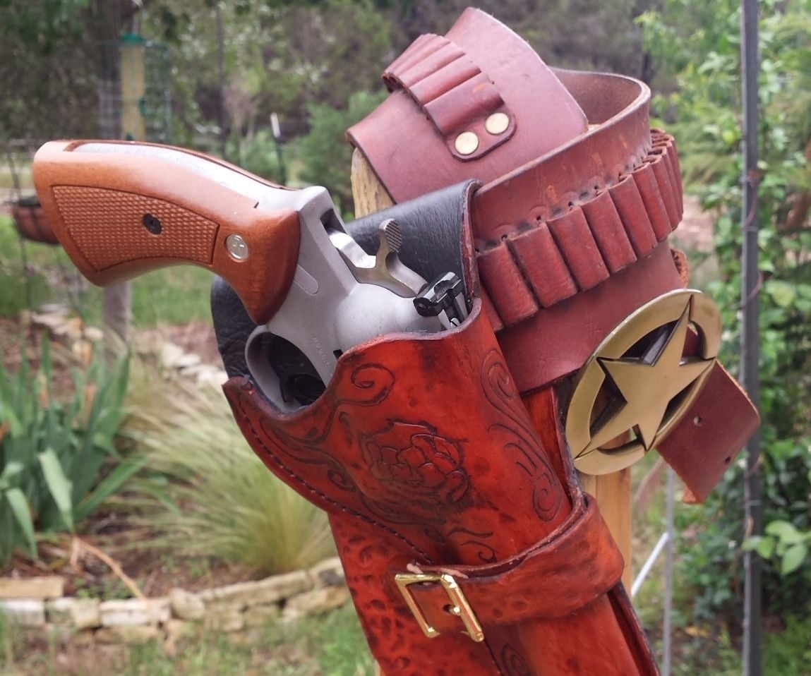 An application scenario or product detail of how to make a leather gun holster - Image 16