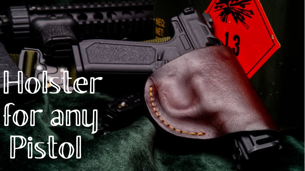 An application scenario or product detail of how to make a leather gun holster - Image 20