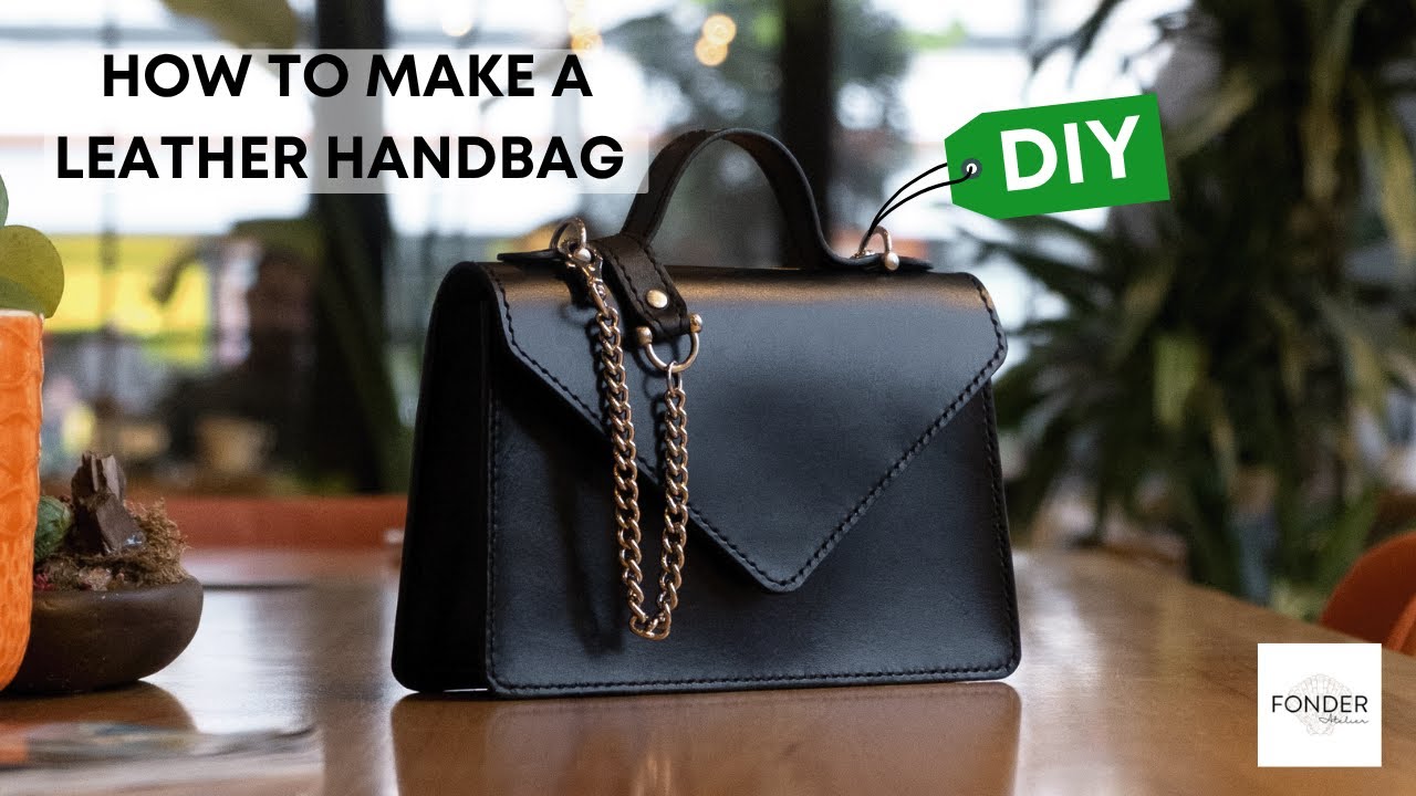 An application scenario or product detail of how to make a leather handbag - Image 12