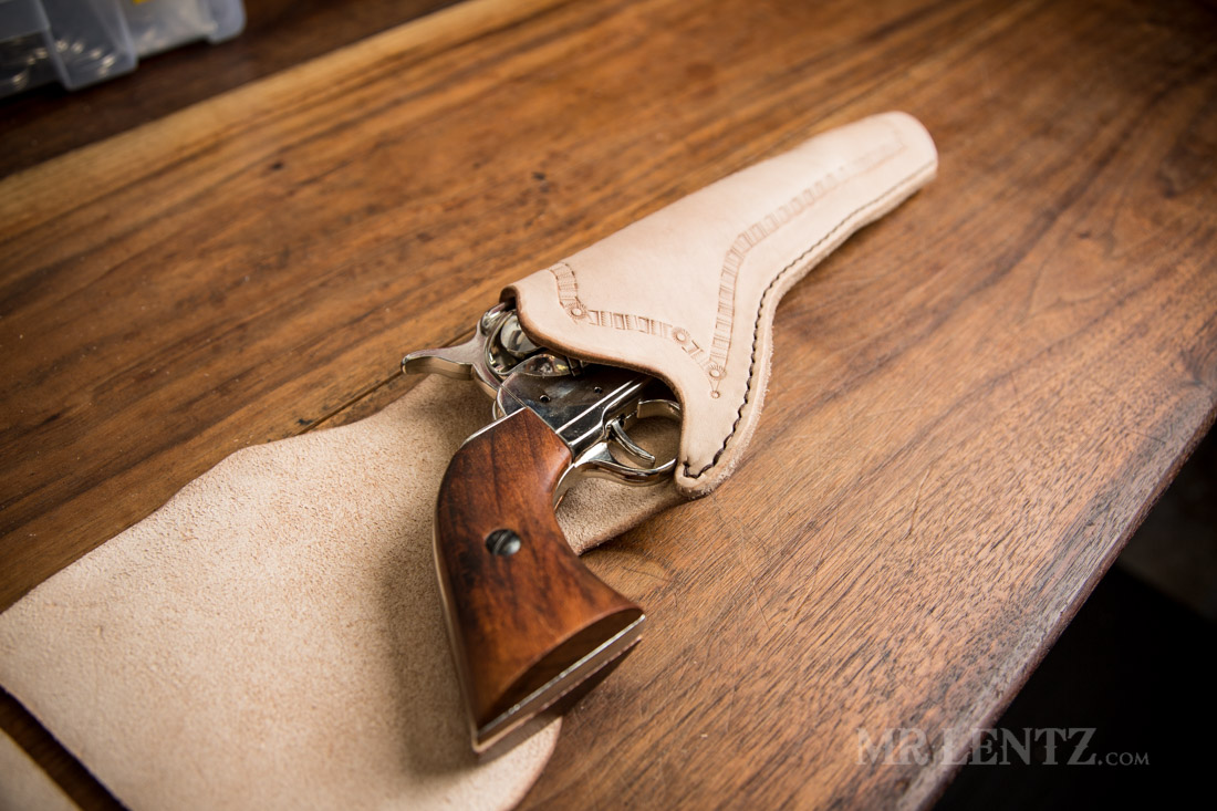 An application scenario or product detail of how to make a leather holster - Image 6
