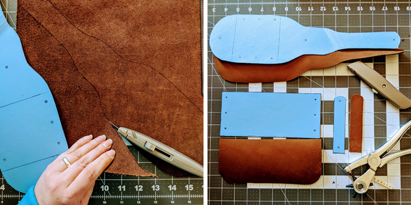 An application scenario or product detail of how to make a leather holster - Image 18