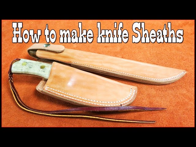 An application scenario or product detail of how to make a leather knife sheath - Image 3