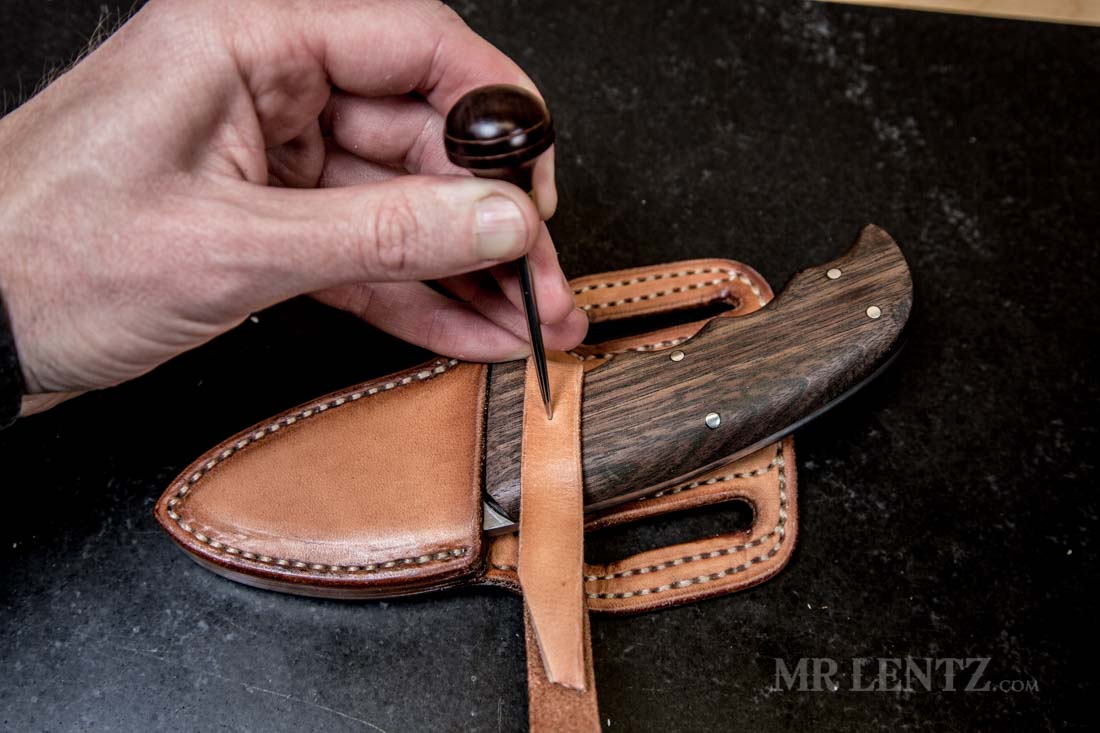 An application scenario or product detail of how to make a leather knife sheath - Image 6