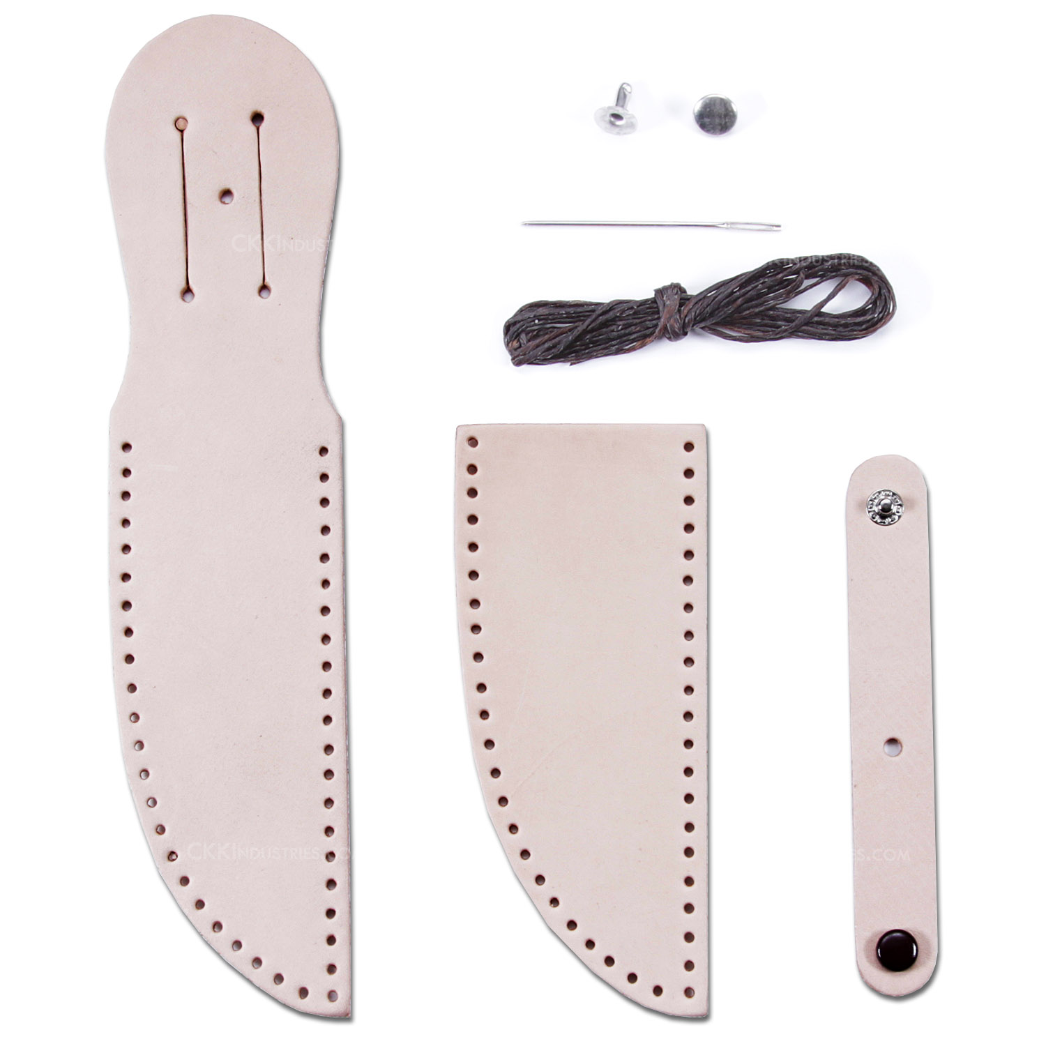 An application scenario or product detail of how to make a leather knife sheath - Image 17