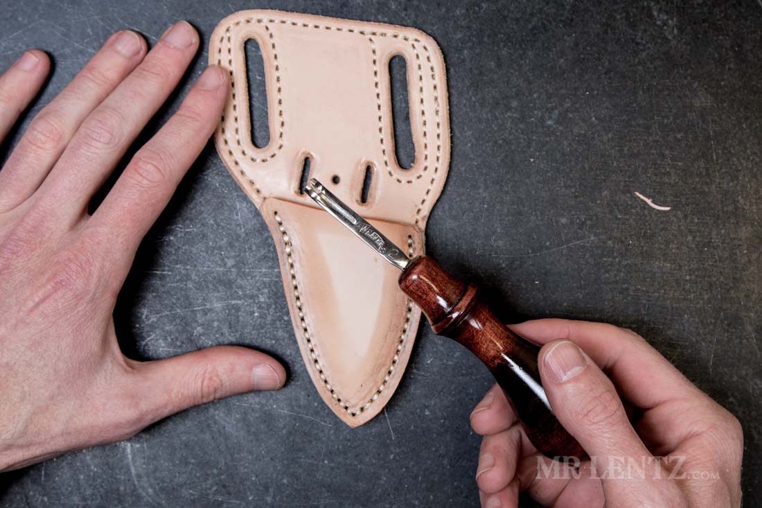 An application scenario or product detail of how to make a leather scabbard - Image 4