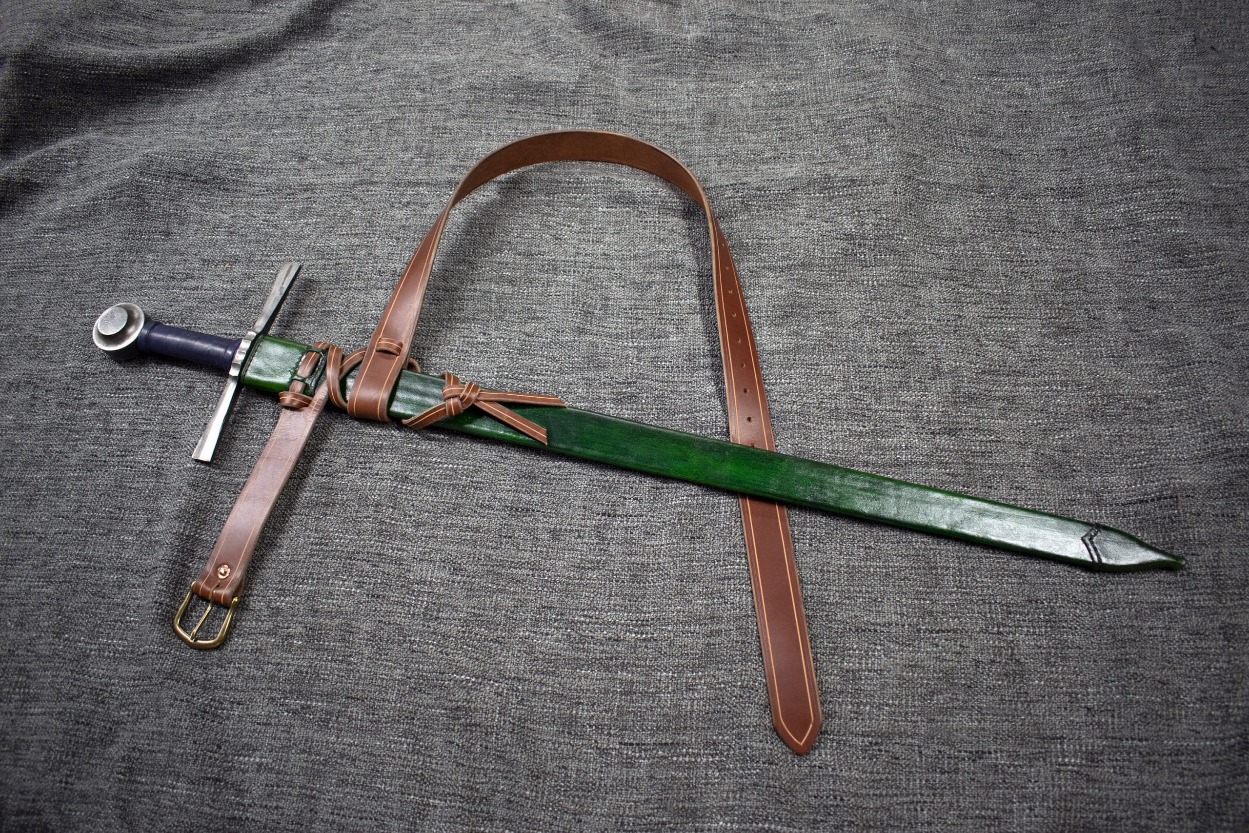An application scenario or product detail of how to make a leather scabbard - Image 18