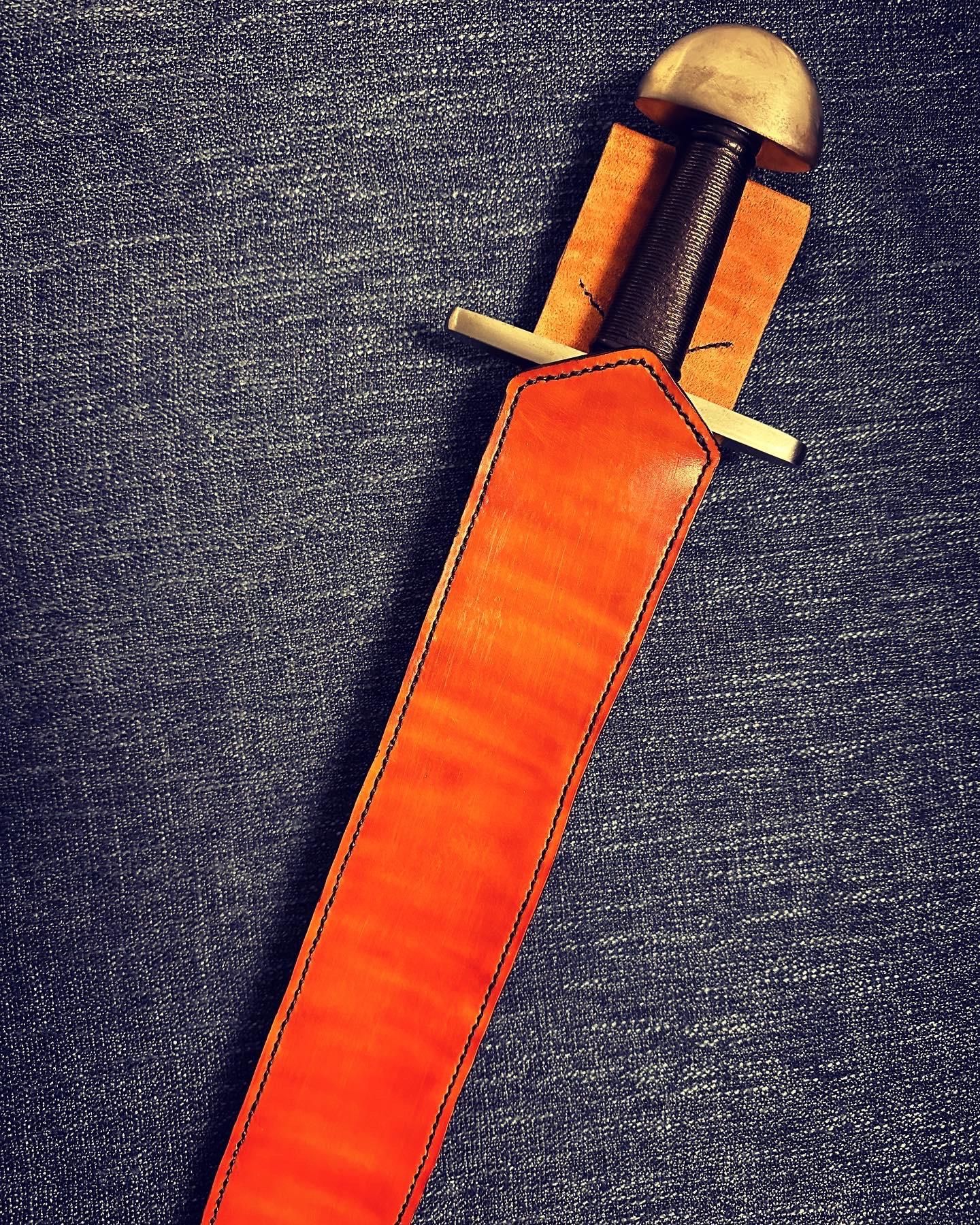 An application scenario or product detail of how to make a leather scabbard - Image 20