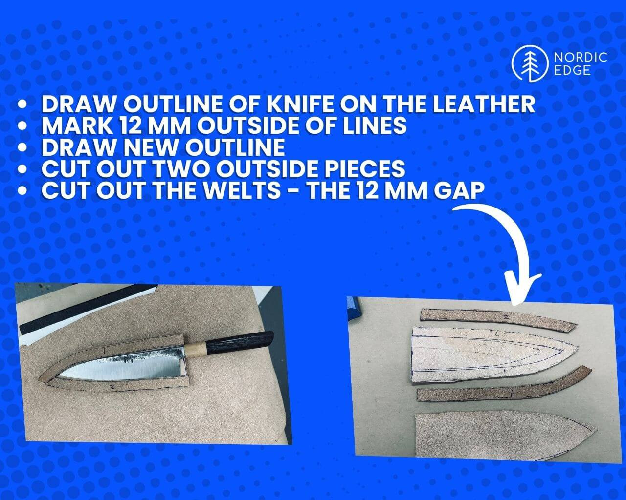 An application scenario or product detail of how to make a leather sheath - Image 4