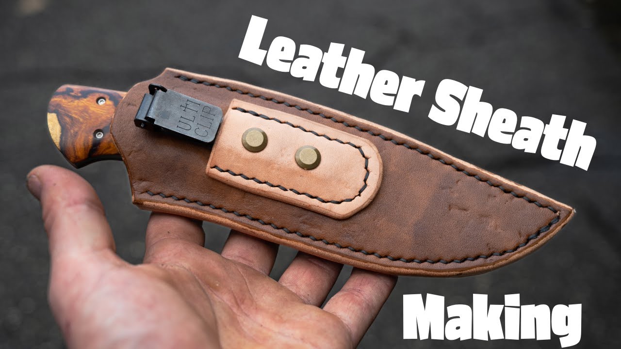 An application scenario or product detail of how to make a leather sheath - Image 10