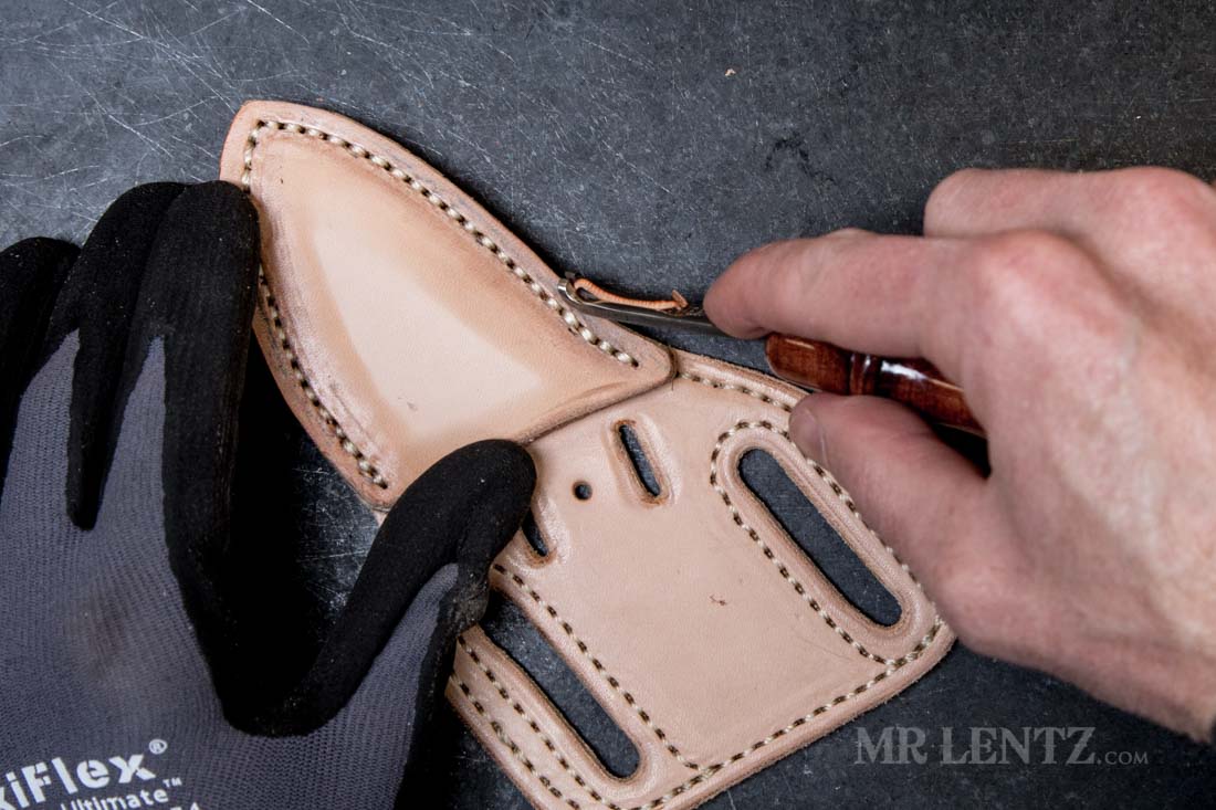 An application scenario or product detail of how to make a leather sheath - Image 11