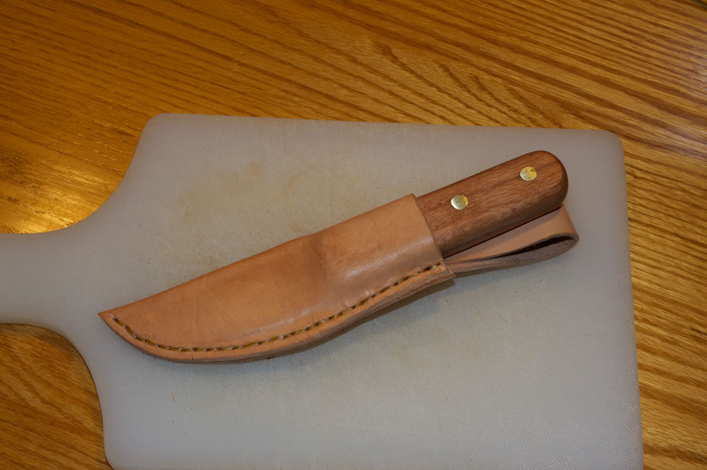 An application scenario or product detail of how to make a leather sheath - Image 13