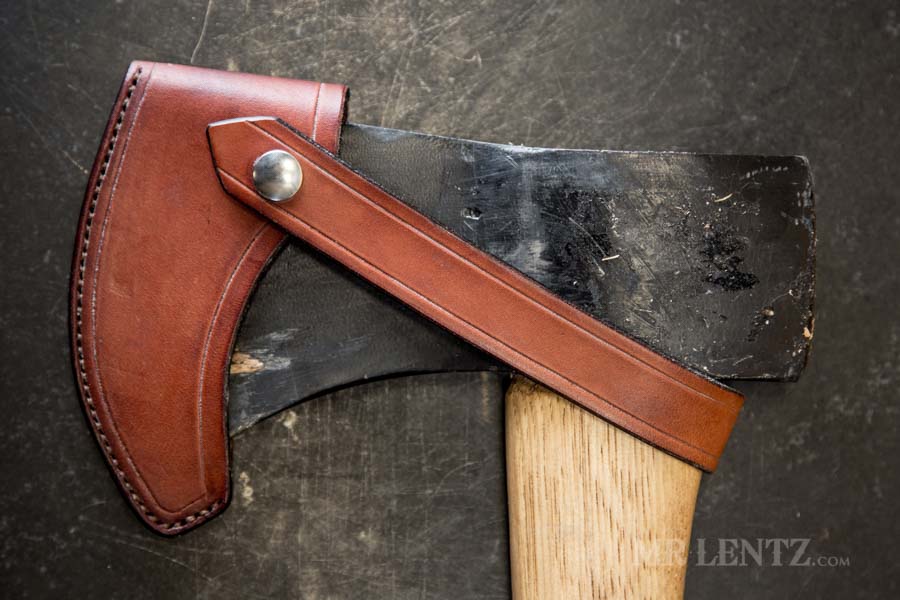 An application scenario or product detail of how to make a leather sheath - Image 16