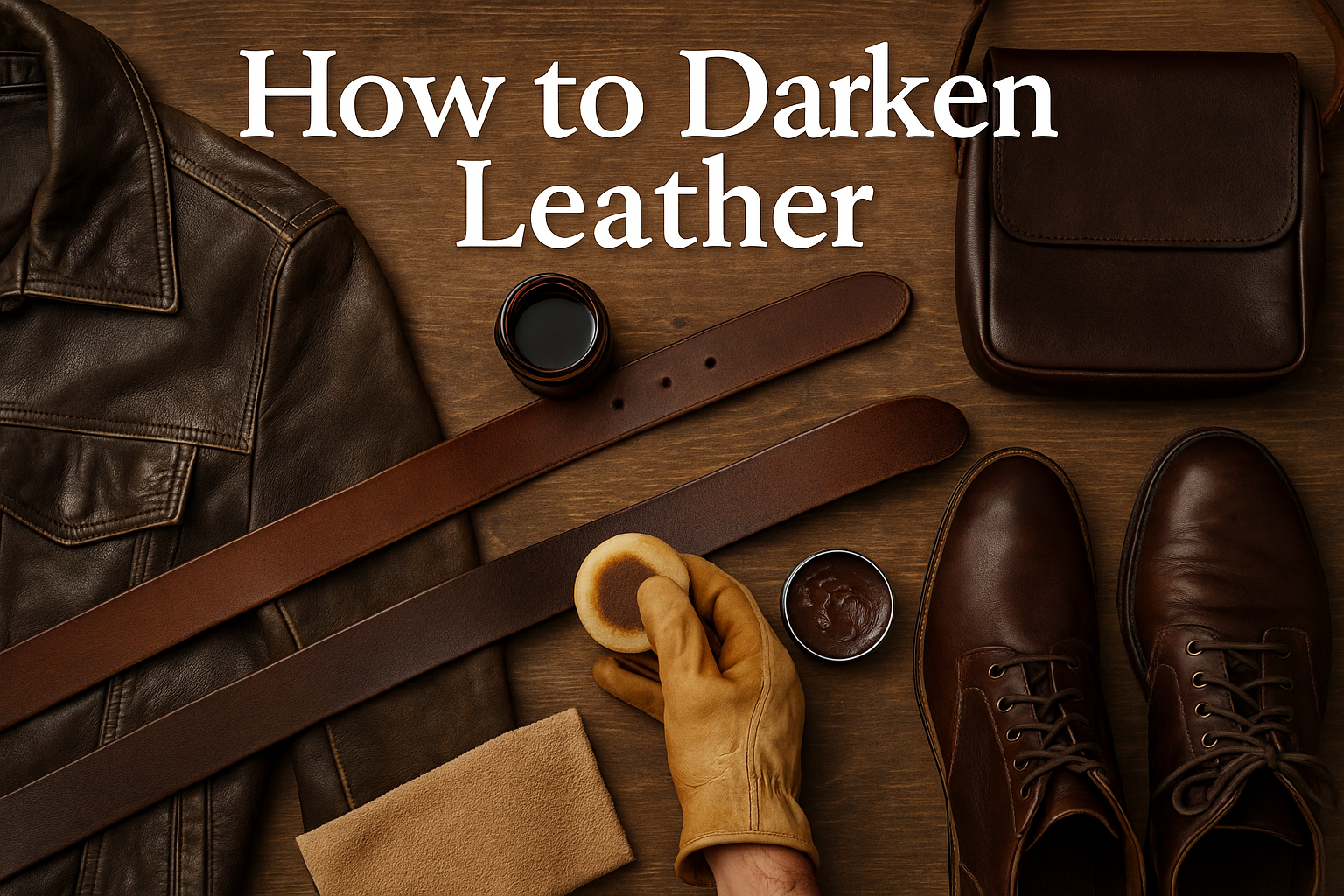 An application scenario or product detail of how to make leather darker - Image 4