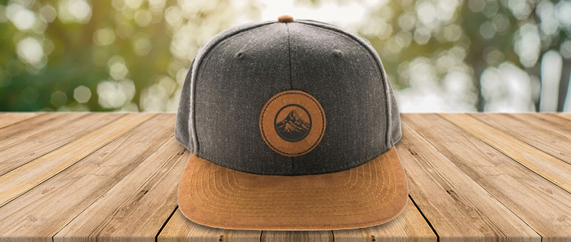 An application scenario or product detail of how to make leather patches for hats - Image 2